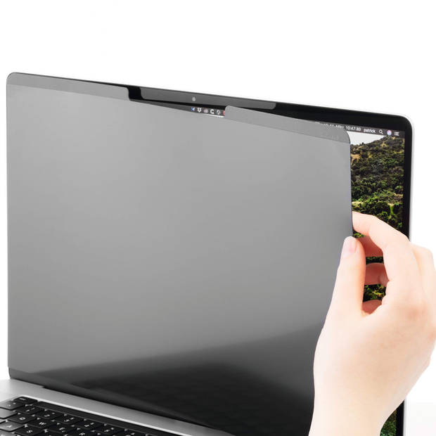 Durable Macbook pro privacy filter - 15,4 inch scherm - Grijs