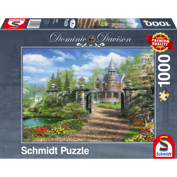 Schmidt Puzzle legpuzzel Idyllisch Landgoed karton 1000 stukjes