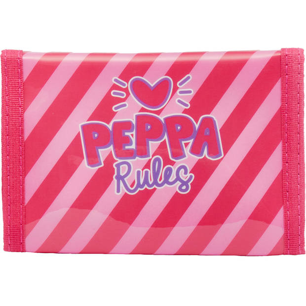 Nickelodeon portemonnee Peppa Pig Popcorn 13 cm polyester roze