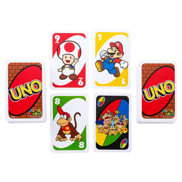 Mattel kaartspel Uno Super Mario junior 112-delig