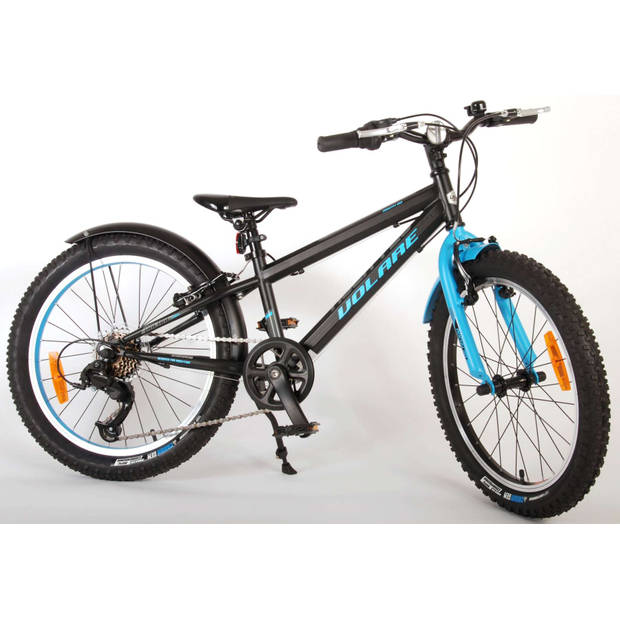 Volare Jongensfiets Rocky 20 Inch 27 cm Jongens 6V V-Brakes Zwart/Blauw