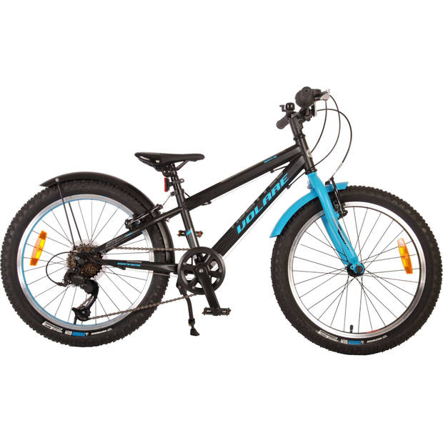 Volare Jongensfiets Rocky 20 Inch 27 cm Jongens 6V V-Brakes Zwart/Blauw