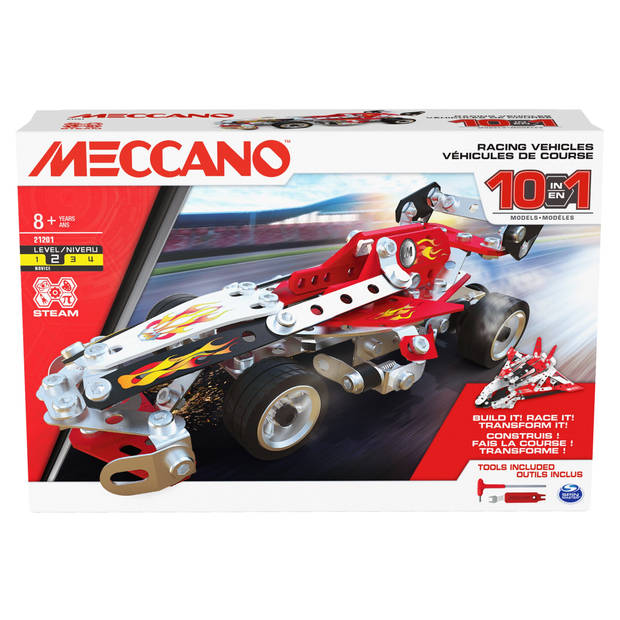 MECCANO Racevoertuigen 10 modellen