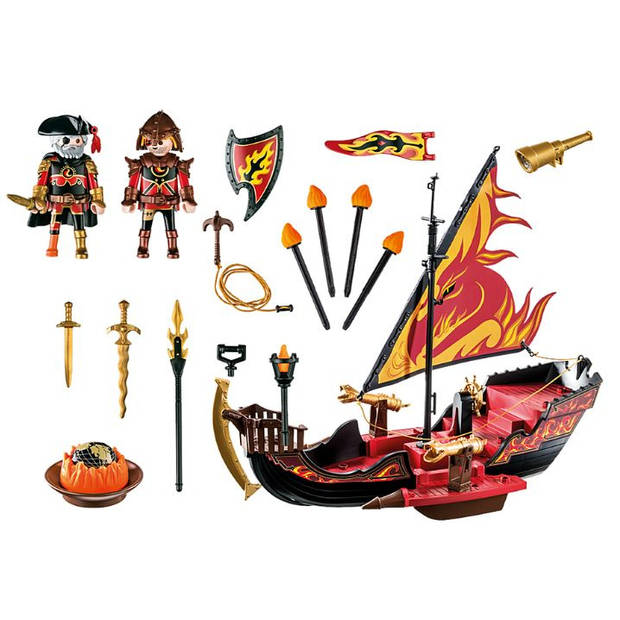 PLAYMOBIL Novelmore - Burnham Raiders vuurschip (70641)