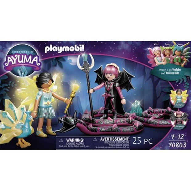 Playmobil Crystal Fairy en Bat Fairy met totemdieren 70803