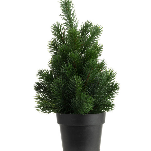 Kunstboom/kunst kerstboom groen 30 cm - Kunstkerstboom