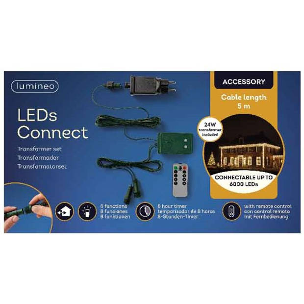 LED's connect Startsnoer groen 5m