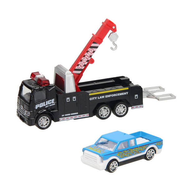 Toi Toys Die-cast sleepwagen met auto