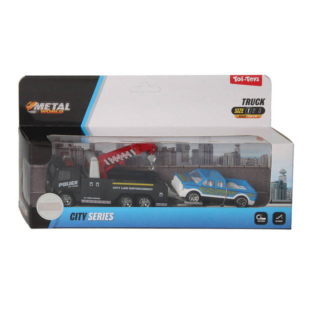 Toi Toys Die-cast sleepwagen met auto