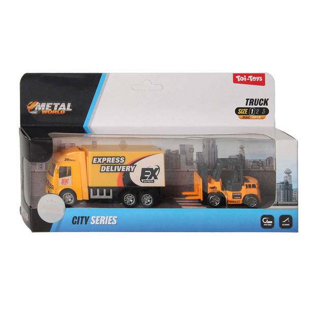 Toi Toys Die-cast sleepwagen met auto