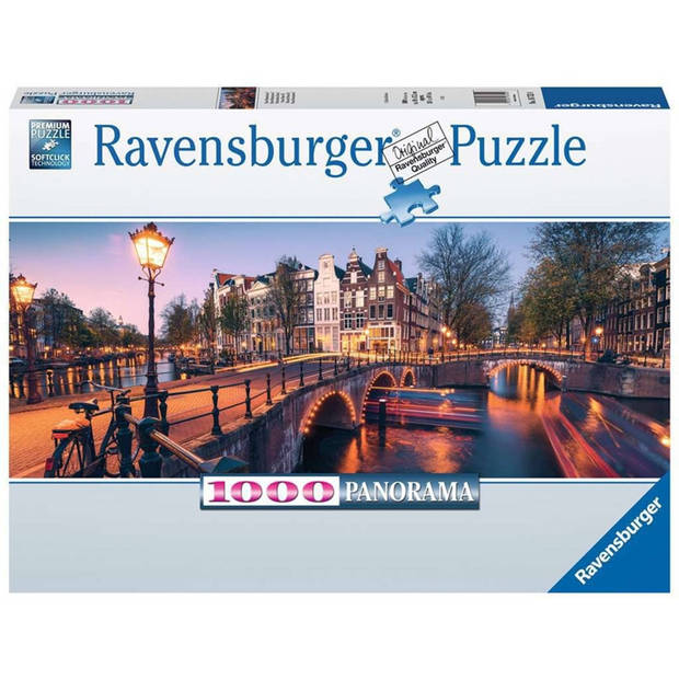 Ravensburger puzzel 1000 pcs Avond in Amsterdam