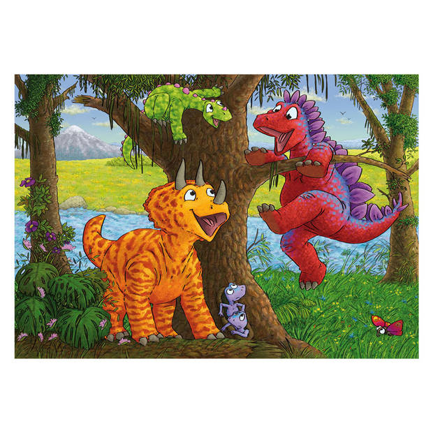 Ravensburger puzzel Spelende dino's