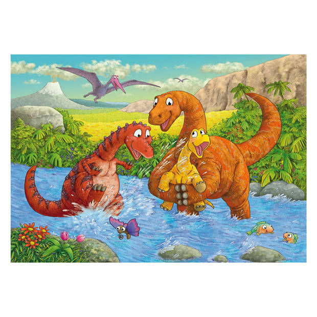 Ravensburger puzzel Spelende dino's