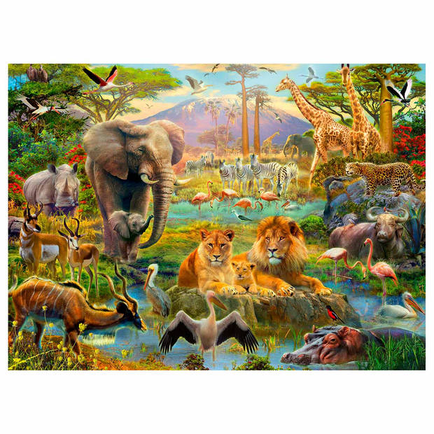 Ravensburger puzzel Dieren v/d Savanne