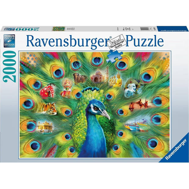 Ravensburger Puzzel Land van de pauw 2000st