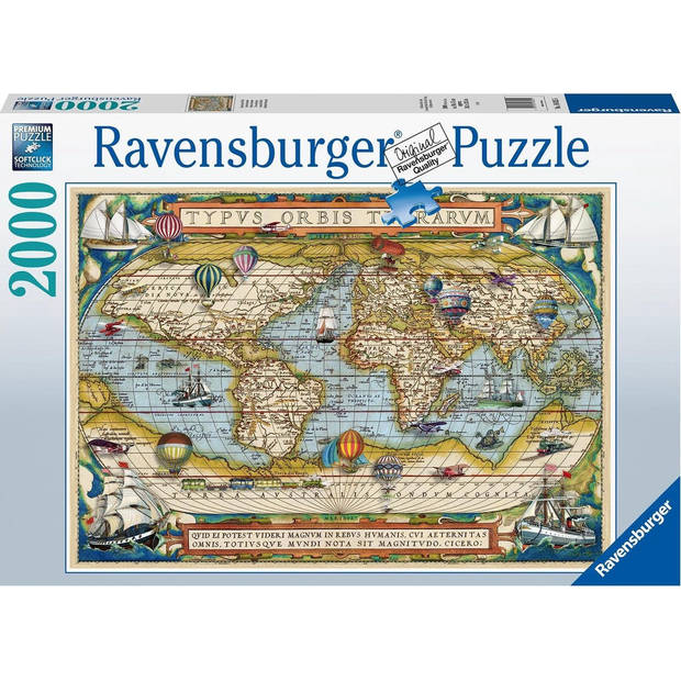 Ravensburger Puzzel De wereld rond 2000st