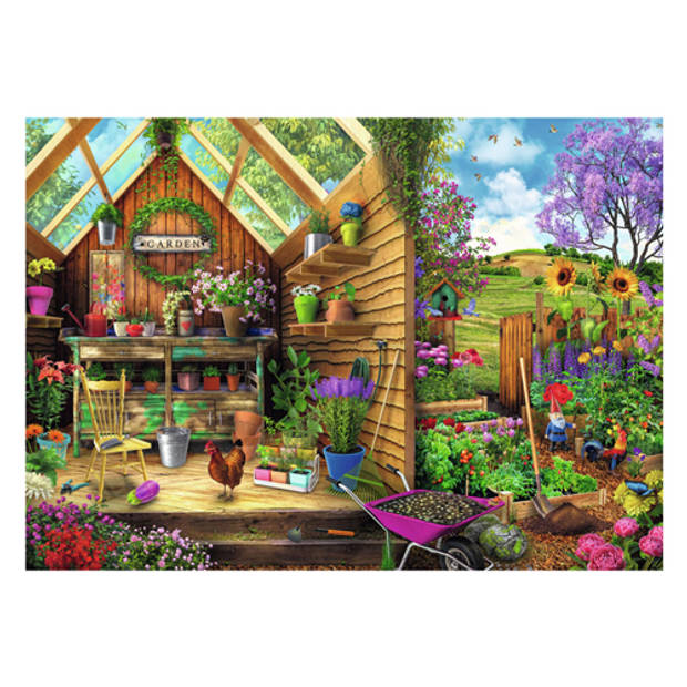 Ravensburger Eavensburger puzzel Blik in het tuinhuis