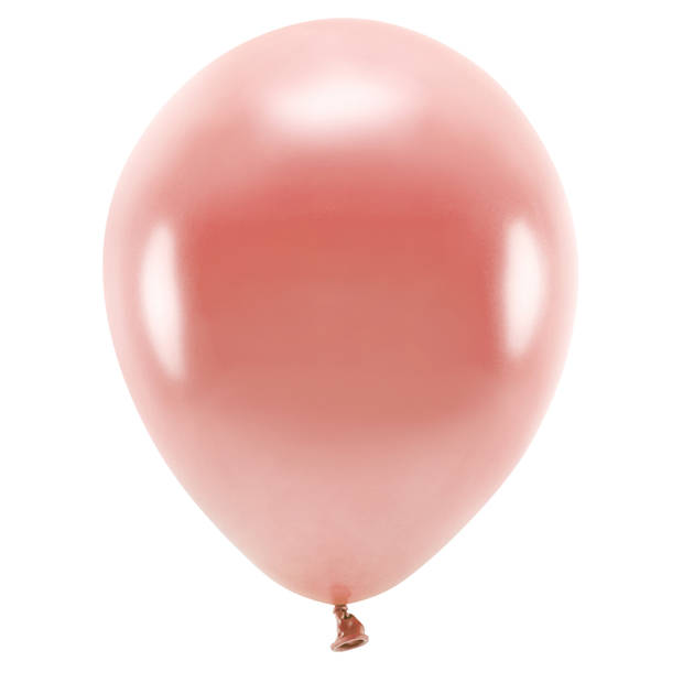 Party ballonnen bio afbreekbaar - 100x - rose goud - Milieuvriendelijk - Ballonnen