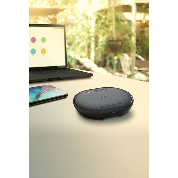 Motorola Sound Draadloze 3-in-1 Speaker & Oplader - ROKR 500 - IPX6 Waterdicht - Zwart - Bluetooth