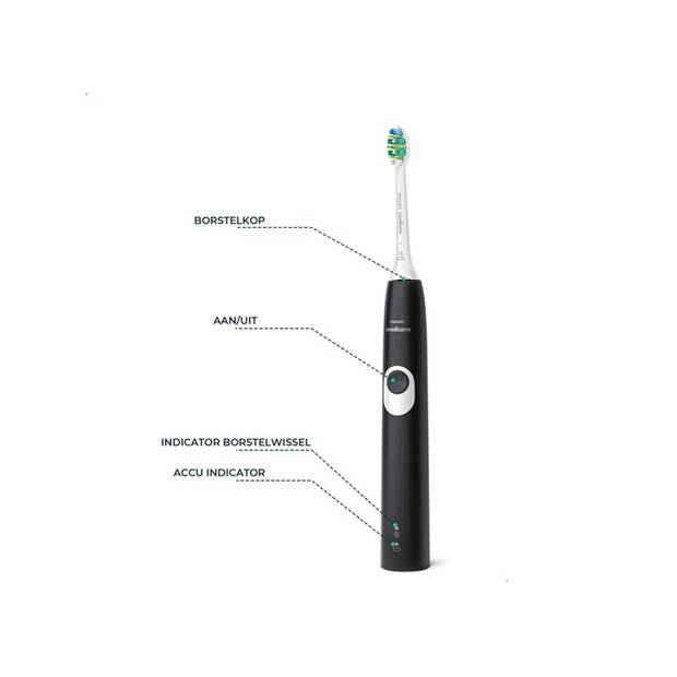 Philips Sonicare ProtectiveClean 4300 Elektrische Tandenborstel - Zwart