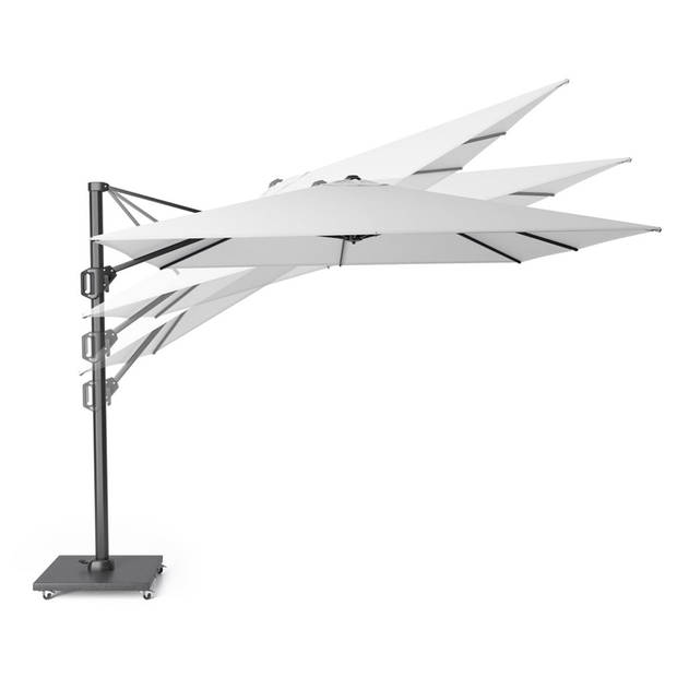 Platinum Voyager Ronde Zweefparasol T1 parasol 3m. - Antraciet