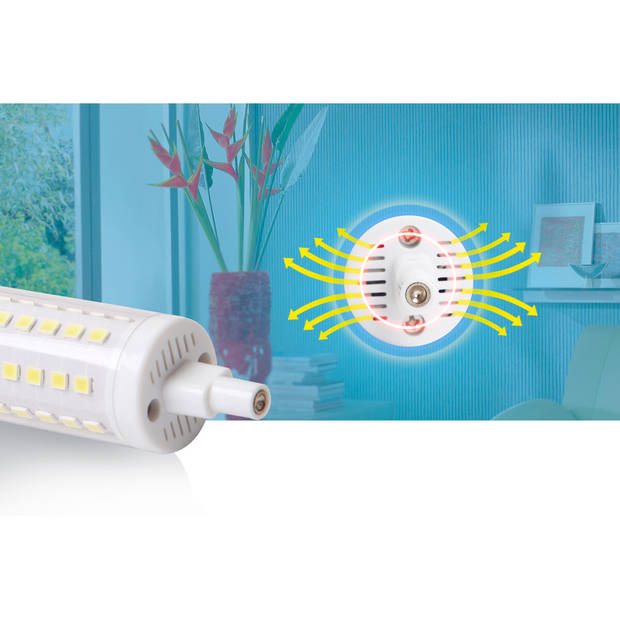 LED Lamp - Aigi Trunka - R7S Fitting - 16W - Helder/Koud Wit 6500K - Glas