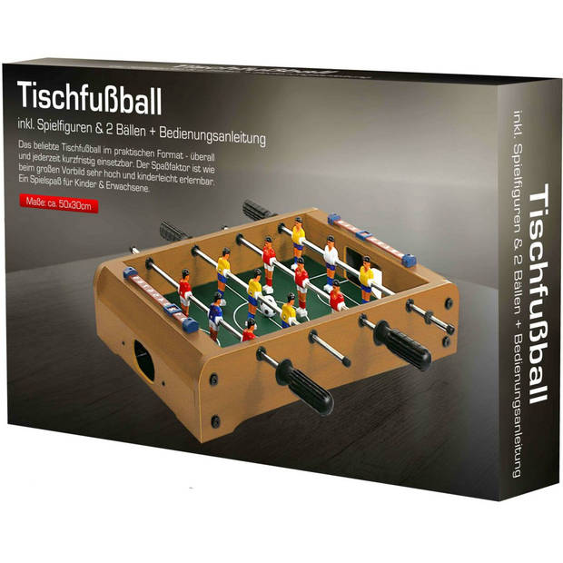 Decopatent® Tafelvoetbal Spel - Voetbaltafel - Voetbal tafelspel -
