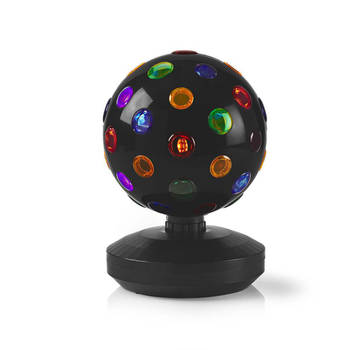 Nedis Multicolour LED-Discobal - FUDI213BK - Zwart