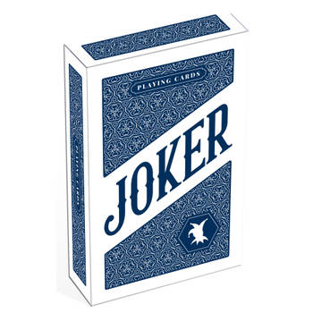 Cartamundi speelkaarten Bridge Joker karton blauw/wit