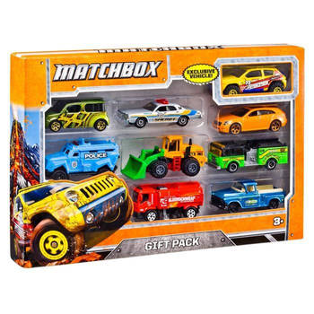 MATCHBOX Pack van 9 voertuigen - X7111 - Kleine auto's - 3 jaar en +