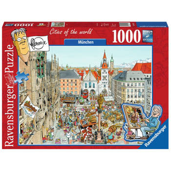 Ravensburger puzzel Fleroux Munchen - legpuzzel - 1000 stukjes