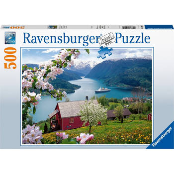 Ravensburger puzzel Berglandschap 500pcs