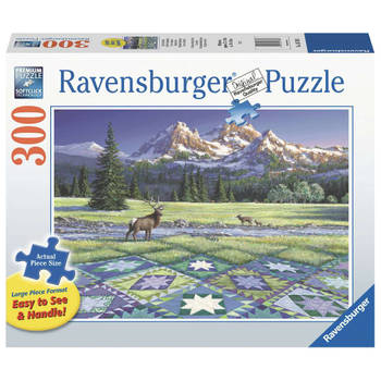 Ravensburger puzzel Quilt met hert 300st
