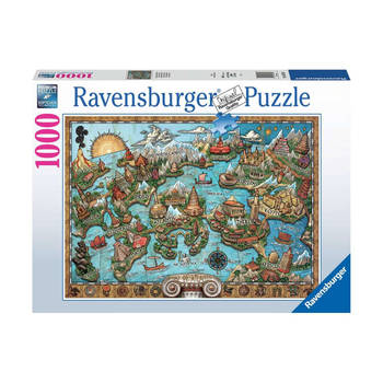 Ravensburger Puzzel 1000 stukjes Geheimzinnig Atlantis