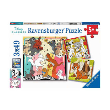 Ravensburger Kinderpuzzel 3x49 stukjes Disney Multiproperty