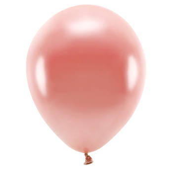 Party ballonnen bio afbreekbaar - 100x - rose goud - Milieuvriendelijk - Ballonnen