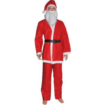 Kerstmannen verkleedkleding pak voor jongens/meisjes/kinderen 3-6 jaar (98-110 cm) - Carnavalskostuums
