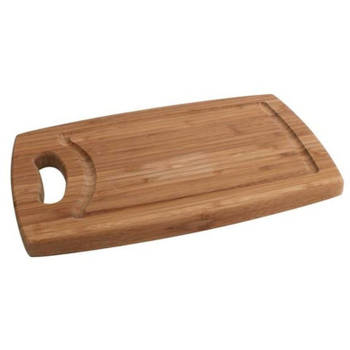 Cosy & Trendy keuken snijplank - bamboe hout - met handvat - 35 x 21 cm - Snijplanken