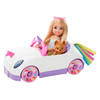 Barbie tienerpop Chelsea Auto meisjes 15,3 cm wit 4-delig