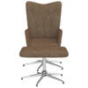 The Living Store Relaxstoel V1 - Taupe - 62x68x98 cm - 360 graden draaibaar