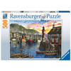 Ravensburger Puzzel 's Ochtends bij de Haven 500pcs