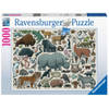 Ravensburger puzzel Wilde dieren 1000st