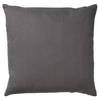 Dutch Decor - JAMES - Sierkussen 45x45 cm - duurzaam katoen – effen kleur - Charcoal Gray - antraciet