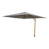 4SO - Siesta Premium parasol 300 x 300 cm Woodlook Frame - Charcoal