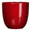 Mica Decorations Plantenpot - rood - keramiek - 19 x 18 cm - Plantenpotten