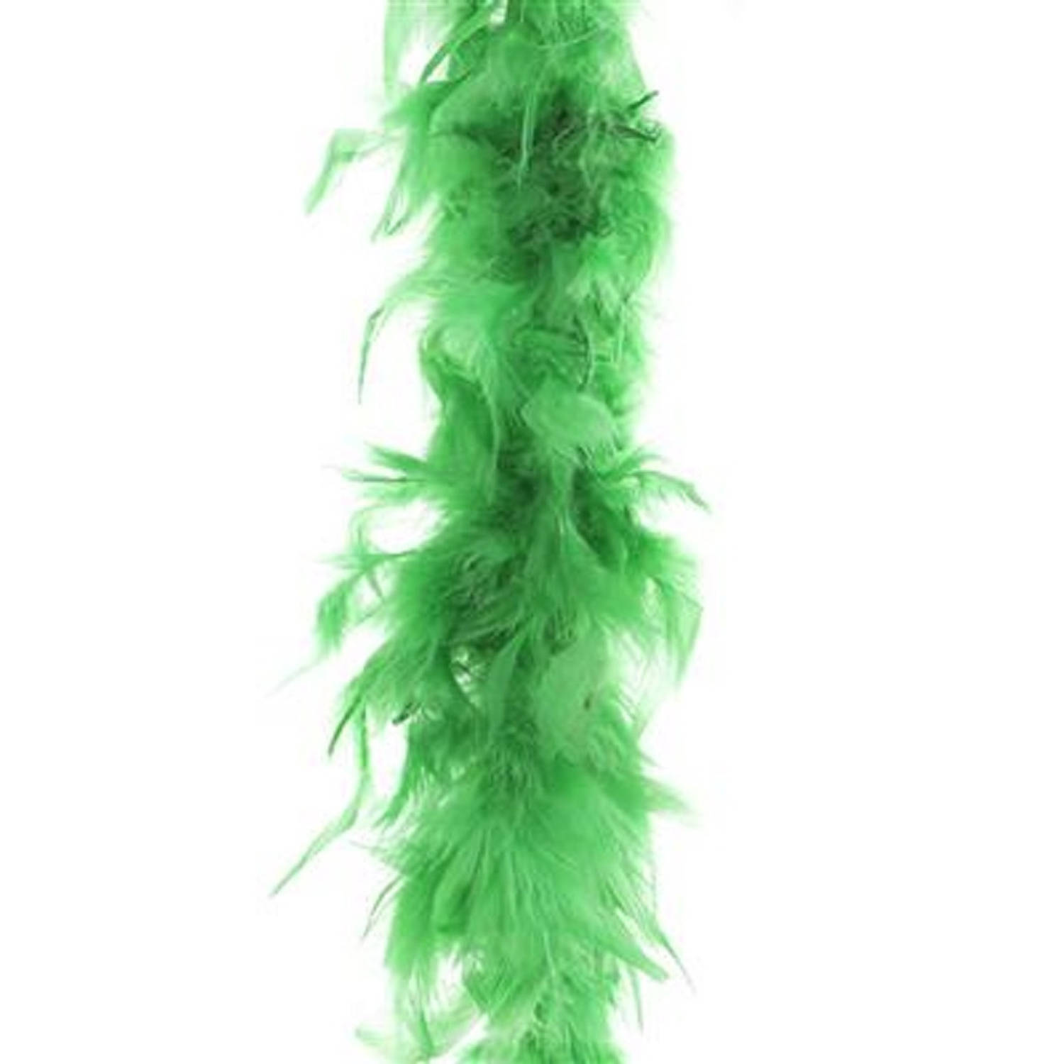 Atosa boa kerstslinger - neon groen - 180 cm - kerstboomversiering - Kerstslingers
