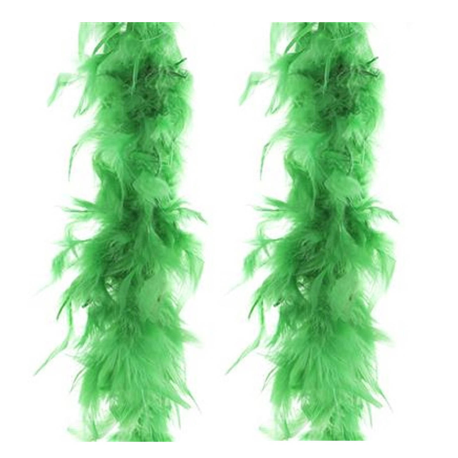 Oh jee Van Dapperheid Carnaval verkleed veren Boa kleur groen 2 meter - Verkleed boa | Blokker