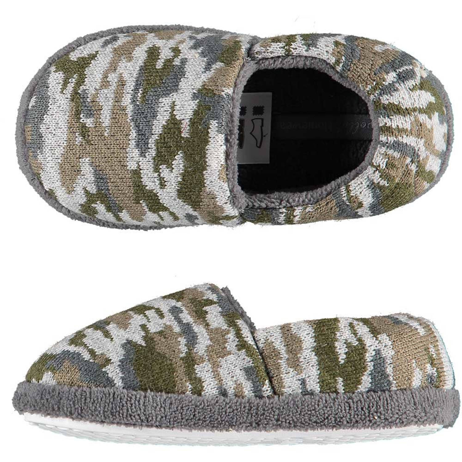 onduidelijk Publiciteit atoom Jongens instap slippers/pantoffels army groen maat 27-28 - sloffen -  kinderen | Blokker