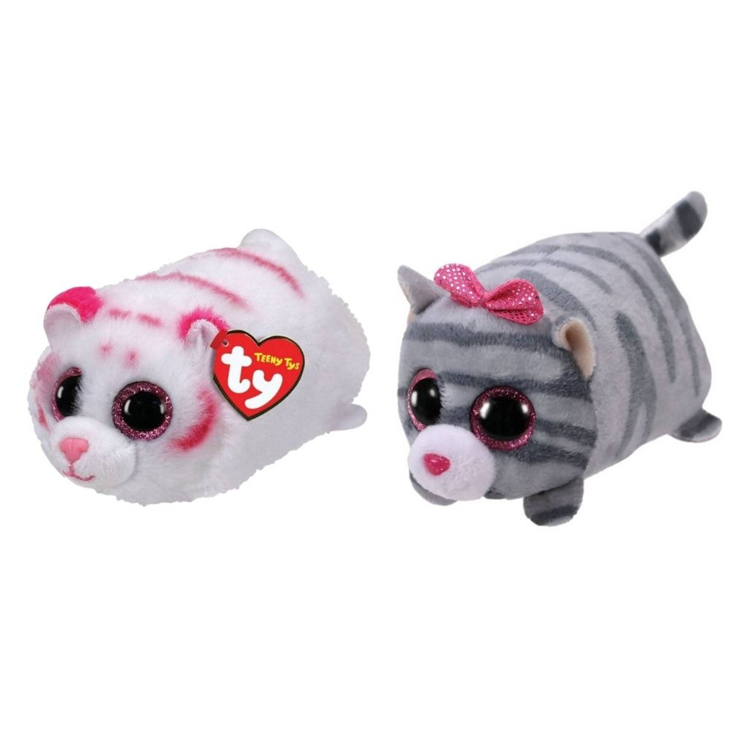 Ty - Knuffel - Teeny Ty&apos;s - Tabor Tiger & Cassie Mouse