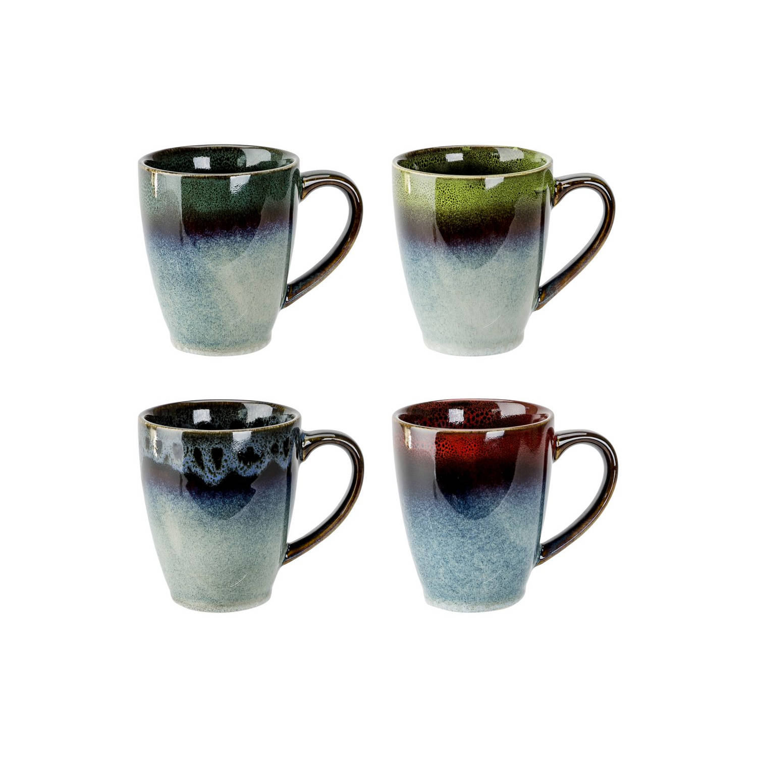 Cosy & Trendy Koffiekopjes Jamiro 260 ml - 4 Stuks